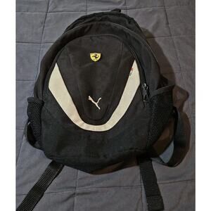 Ferrari Puma Backpack Official Licensed Black Motorsport Racing Bag Y2K 13 X 16